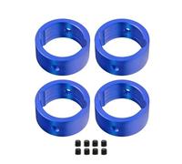 Denture Extérieure 4 Pièces Pour Traxxas 1/5 X-MAXX 1/6 Pour XRT RC Différentiel Métal Bague Renfort Coupelle D'Entraînement Amélioration Voiture(Bleu)