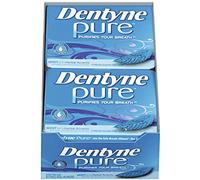 Dentyne Chewing-gum sans sucre - Parfum pur de menthe accentué d'extraits de plantes (Lot de 10)