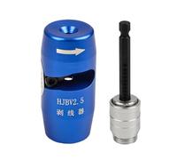 Dénudage de fils - Embout de forage hélicoïdal rapide, extracteur de câbles en métal, spinner de câblage | Addon de pilote d'alimentation durable de 0,9 x 3 pouces pour torsader les fils, entretien en