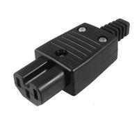 DÉNUDAGE du CABLEPELADO Connecteur d'alimentation C15 | Type de fiche IEC-60320 C15 | Prise d'entrée C15 | Femme | 10A 250V