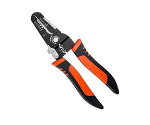 Denudeur Cable Electrique-Pince Multiprise pour Dénudeur Fil Électrique, Dénudeur Cable Électrique, Pince à Sertir et Coupe | Outil Professionnel pour Électricien Multifon