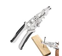 Dénudeur Câble et Coupe-Fils - Matériel à Manche Ergonomique pour Travail de Précision,Outil de Coupe et de Dénudage de Câbles,pour Usine Garage Atelier Chantier Débutants