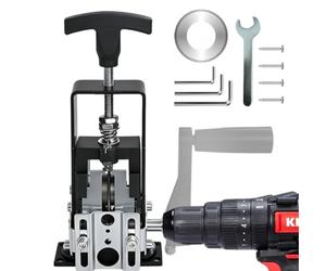 Denudeur Cable Fil Electrique Automatique, avec Lame de Rechange, 1-25 mm Denudeuse de Cable Electrique Manuel, Cuivre Pince à Dénuder pour Recyclage Des Fils (Noir et argent)