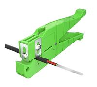 Dénudeur de câble à fibre optique, outil à fibre optique pour dénudeur de fil de tube, dénudeur de câble coaxial pour tube/couperet/découpeuse, avec un diamètre de 6,4 à 14,3 mm