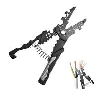 Dénudeur de câble | Pince de précision 25 en 1 robuste - Pince à dénuder avec fonction de sertissage pour câbles électriques, pour pinces, enrouler, travaux automobiles et travaux de raccordement