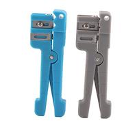 Dénudeur de Fibre Optique, 45-163 45-162 Dénudeur de Gaine de Fibre Optique Outil de Coupe de Câble Coaxial Pince à Sertir pour Dénuder la Fibre Simplex et une Variété de Câbles(45-162+45-163)