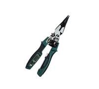 Dénudeur de fil avec testeur de tension, stockage Portable, Green | Construction en acier carbone avec poignée ergonomique antidérapante pour un câblage sécurisé, un entretien