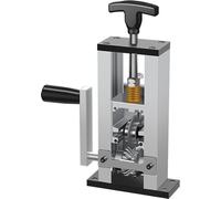 Dénudeur de fil portable pour la maison Dénudeur manuel de câble 1-25mm Machine à dénuder électrique avec support à manivelle Utiliser avec une perceuse électrique manuelle