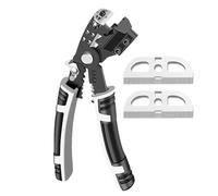 Dénudeur de Fils - Outils D'Électricien En Acier Ergonomique Avec Antidérapante - Coupe-Fils et Dénudeur | pour Couper, Enrouler, Dénuder et Courber les Fils Électriques