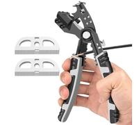 Dénudeur de Fils,Outils D'Électricien En Acier Ergonomique Avec Antidérapante - Pinces Pour Électricien - pour Couper, Enrouler, Dénuder et Courber les Fils Électriques