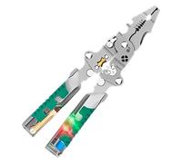 Dénudeur de Fils,Pliant Et Isolé - Pinces Multifonctionnelles De Sertissage Pour Câbles | Pour Réparation Automobile Chauffage Ventilation Climatisation Installation Électrique