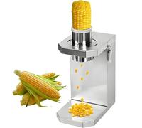 Dénudeur électrique de maïs - Batteuse en acier inoxydable de 40 W, lame amovible, entrée d'alimentation de 7 cm pour un retrait rapide des maïs des années 20, convient pour les maïs frais et cuits