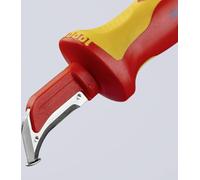 Knipex Couteau à dénuder, avec sabot de guidage Knipex Quantité:1