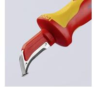 Knipex Couteau à dénuder, avec sabot de guidage Knipex Quantité:1