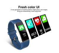 Denver BFH-16 Fitnessband, tracker d'activité, (2,44 cm/0,96 Zoll), taille unique, bleu