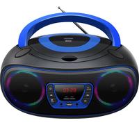 Denver Boombox Radio TCL-212BT, CD, Bluetooth, USB, Farbe : Bleu