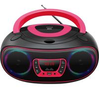 Denver Boombox Radio TCL-212BT, CD, Bluetooth, USB, Farbe : Rose