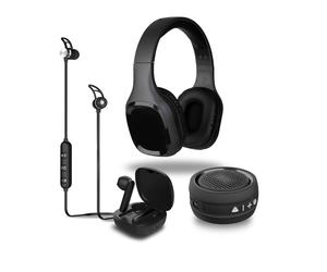 Denver BTC-413 casque Sans fil Arceau, Ecouteurs Appels/Musique Bluetooth Noir