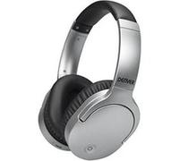 DENVER BTN-207 - Écouteurs avec micro - circum-aural - Bluetooth - sans fil - Suppresseur de bruit actif - argent Blanc G