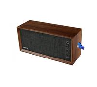 Denver BTS-210GREY Enceinte Bluetooth Portable Stéréo Bois Vintage 10W AUX USB MicroSD + Clé USB 32 Go