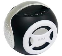 Denver BTS-90Silver Système d'enceinte portable 2.1 Noir, Blanc 4 W
