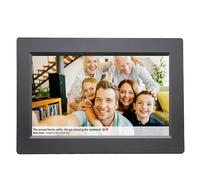 Denver Cadre Photo Wi-Fi 10.1" IPS Tactile 16Go eMMC FRAMEO - Résolution non spécifiée, transfert photo/vidéo via application smartphone.