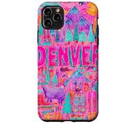 Denver Colorado Vibrant Voyage Collage Graphique Coque pour iPhone 11 Pro Max