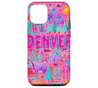 Denver Colorado Vibrant Voyage Collage Graphique Coque pour iPhone 12/12 Pro