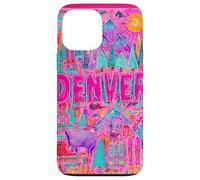 Denver Colorado Vibrant Voyage Collage Graphique Coque pour iPhone 13 Pro Max