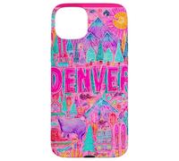 Denver Colorado Vibrant Voyage Collage Graphique Coque pour iPhone 15 Plus