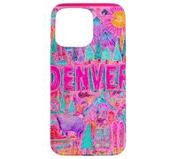 Denver Colorado Vibrant Voyage Collage Graphique Coque pour iPhone 15 Pro Max