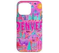 Denver Colorado Vibrant Voyage Collage Graphique Coque pour iPhone 16 Pro