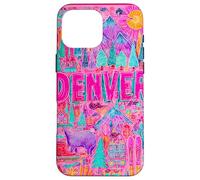 Denver Colorado Vibrant Voyage Collage Graphique Coque pour iPhone 16 Pro Max
