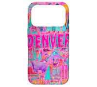 Denver Colorado Vibrant Voyage Collage Graphique Coque pour iPhone 17 Pro