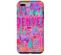 Denver Colorado Vibrant Voyage Collage Graphique Coque pour iPhone 7 Plus/8 Plus