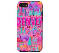 Denver Colorado Vibrant Voyage Collage Graphique Coque pour iPhone SE (2020) / 7/8