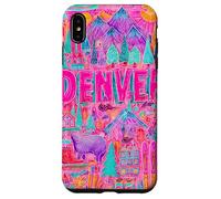 Denver Colorado Vibrant Voyage Collage Graphique Coque pour iPhone XS Max