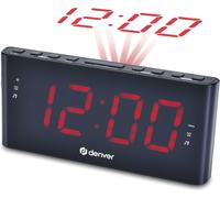 Denver CPR-710 Réveil numérique noir