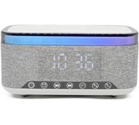 Denver CRQ-225 Radio-réveil FM Bluetooth, MP3, SD, FM, AUX charge sans fil, fonction réveil gris