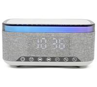 Denver CRQ-225 Radio-réveil FM Bluetooth, MP3, SD, FM, AUX charge sans fil, fonction réveil gris