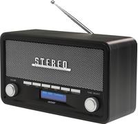 Radio de cuisine Denver DAB-18 FM, DAB+ Bluetooth, FM, DAB+ fonction réveil gris foncé