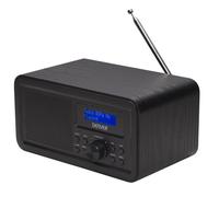 Denver DAB-30BLACK Radio portable 1W RMS - Personnel Numérique Noir, DAB + radio numérique, Fonctionne sur 230V ou piles