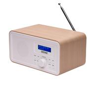 Denver DAB-30LIGHTWOOD Radio portable 1W RMS - Personnel Numérique, DAB + radio numérique, Fonctionne sur 230V ou piles