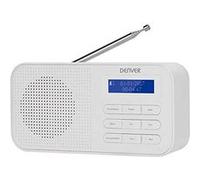 Denver Radio de poche DAB-42 DAB+ - FM, réveil, 1W - Blanc