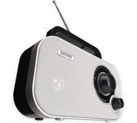 Denver Denver FM Radio Retro - Fonctionne sur piles ou sur secteur - Radio de cuisine - Radio portable - TR51 - Blanc