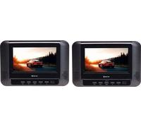 Denver Denver Lecteur DVD portable pour la voiture - 7 pouces - 2 écrans - Support appuie-tête inclus - USB - Modèle 2023 - MTW793