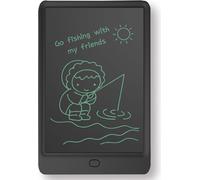 Denver Denver Tablette à dessin LWT10510 - Tablette pour enfants comme alternative au dessin sur papier - Tableau à dessin magique 10,5 pouces- Noir