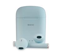 Denver Denver TWE-46 - Ecouteurs - sans fil - écouteurs sans fil - Bluetooth - avec étui de chargement - mains libres - sport - casque - intra-auriculaire - Bluetooth 5.0 - bleu clair