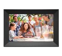 Denver Cadre Photo numérique Frameo WiFi 10,1 Pouces Full HD, Noir | Cadre photo numérique connecté, écran tactile IPS Full HD, calendrier numérique, 16 Go, microSD