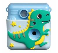 Denver KPC-1363BU - Appareil Photo Instantané & Numérique Enfants 20 MP - Vidéo 1080p - Impression Thermique - Écran 2″ LCD - MicroSD Jusqu’à 128 Go - Design Silicone - Bleu